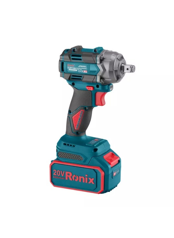 RONIX Brushless Cordless Impact Wrench ,  20V 1/2 inch-500N.m - Image 3